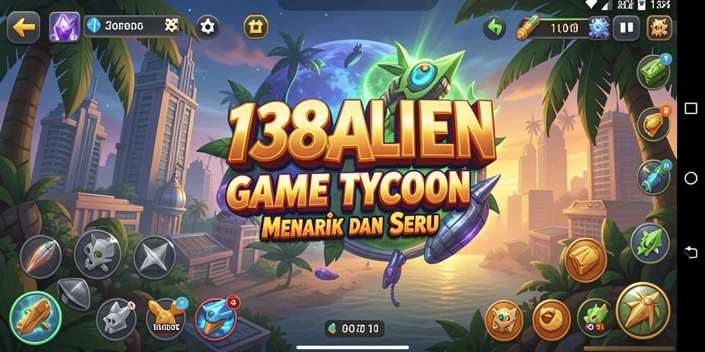 Screenshot utama 138ALIEN menampilkan gameplay bisnis luar angkasa yang mengasyikkan.