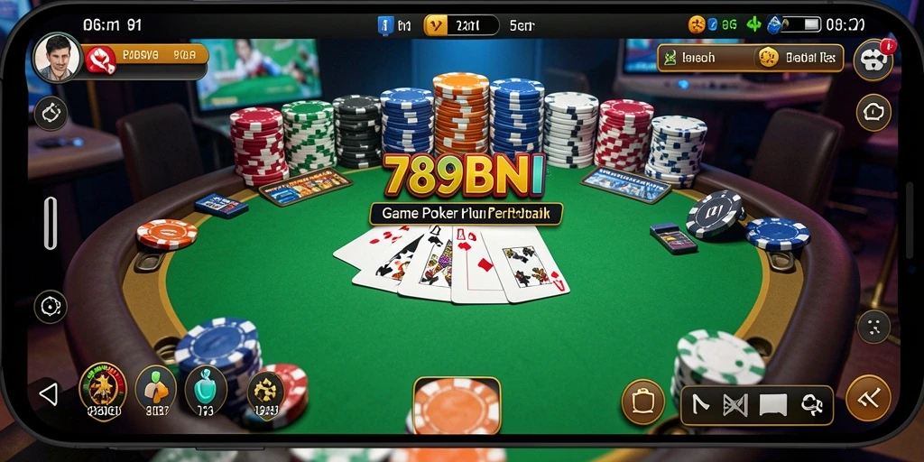 Screenshot gameplay Poker yang mendebarkan di 789BNI