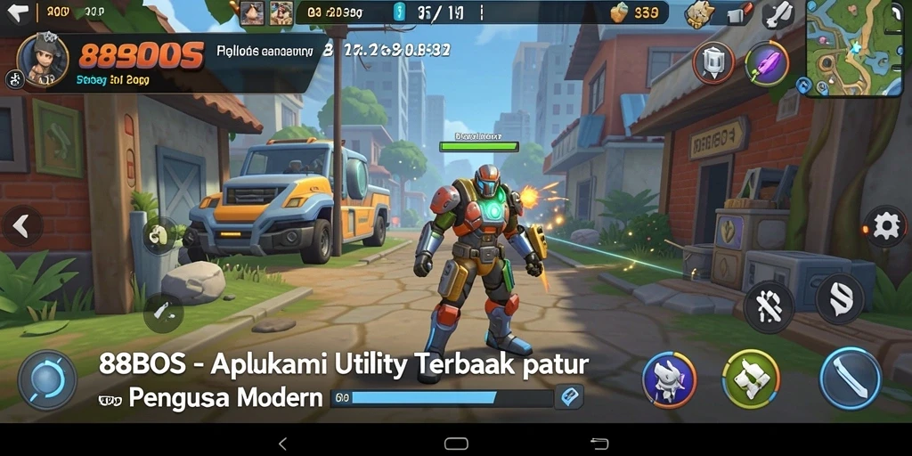 Tampilan antarmuka utama 88BOS yang mudah digunakan.