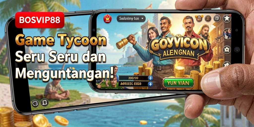 Screenshot utama BOSVIP88 menampilkan gameplay Tycoon yang menarik.