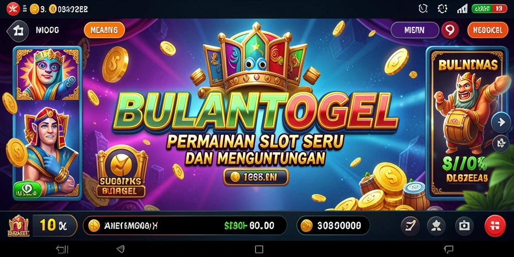 Tampilan antarmuka dan gameplay menarik di BULANTOGEL.