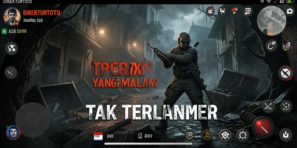 Tangkapan layar gameplay yang menampilkan kengerian di DIREKTURTOTO.