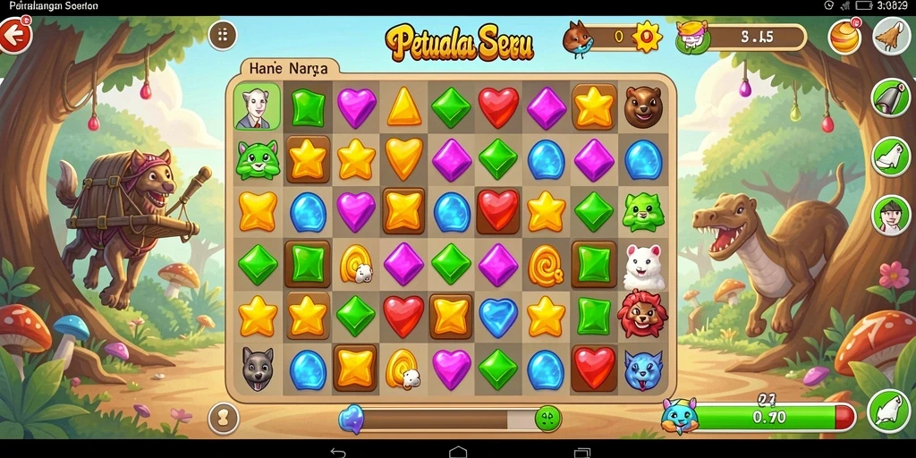 Gameplay seru dengan grafis menarik dalam HARAPJP.