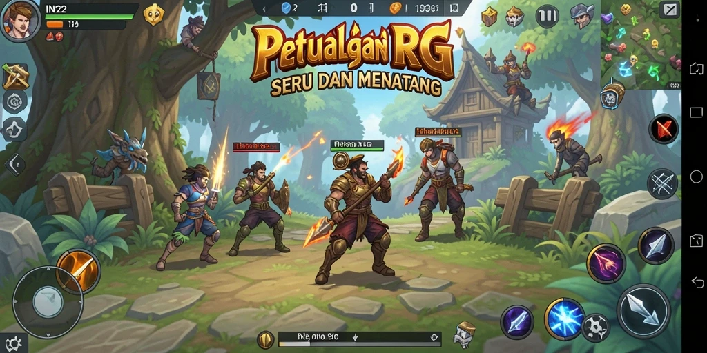 Gameplay RPG yang menantang dan seru di IN22.