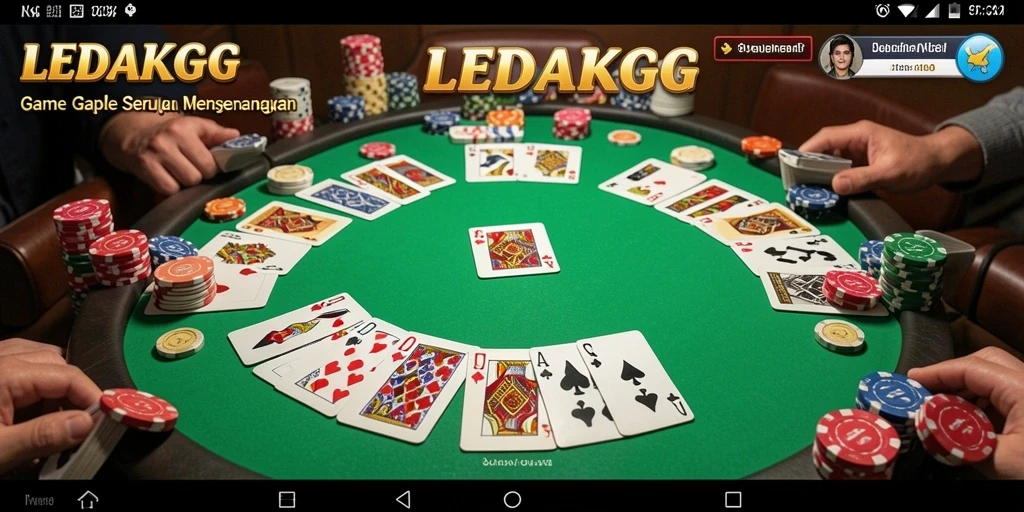 Gameplay seru dan interaktif dalam LEDAKGG di Gaple.