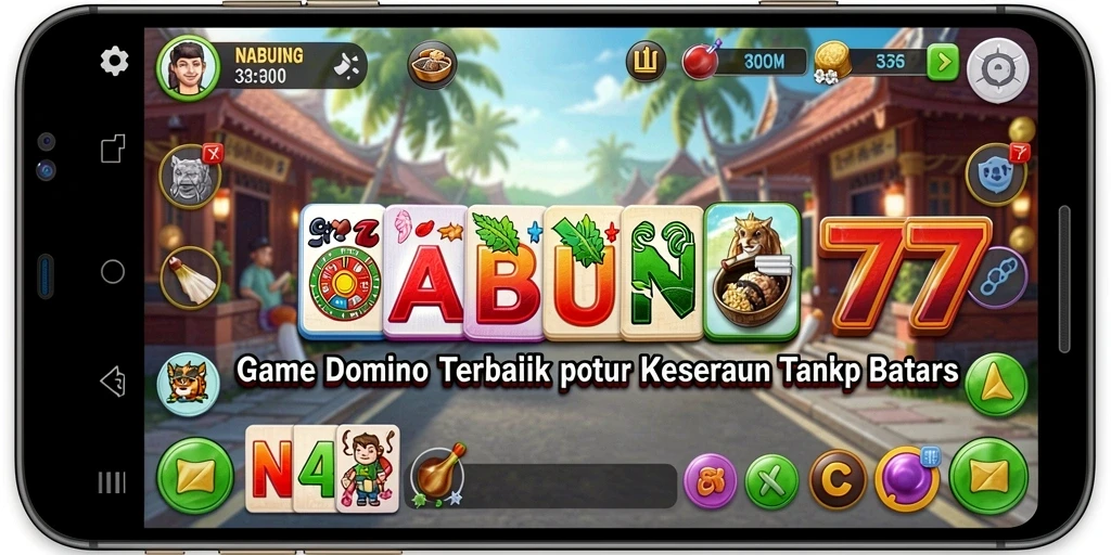 Tampilan seru gameplay Domino di NABUNG77.