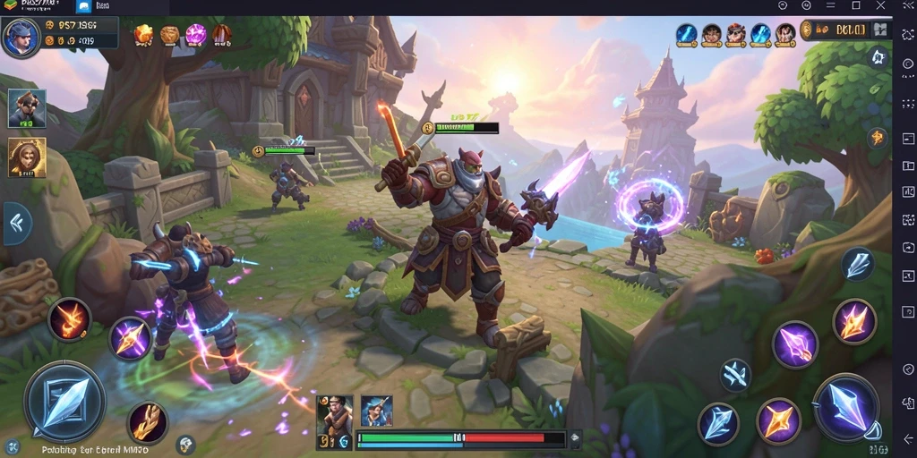 Gameplay seru dalam dunia fantasi penuh petualangan.