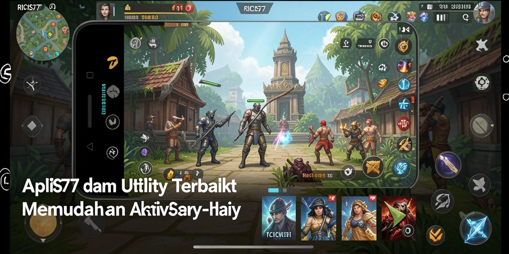 Tampilan antarmuka RICIS77 yang sederhana dan fungsional.