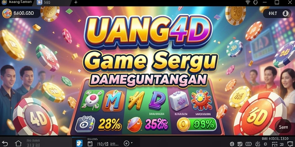 Tampilan gameplay Bingo UANG4D yang seru dan menarik.