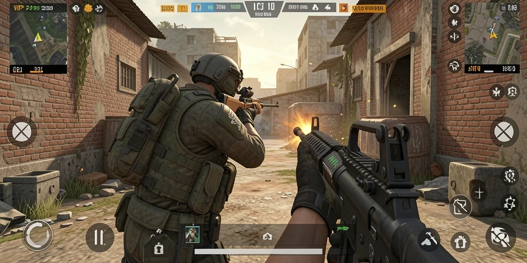 Gameplay intens di <strong>VIP333</strong> saat pertempuran sengit.