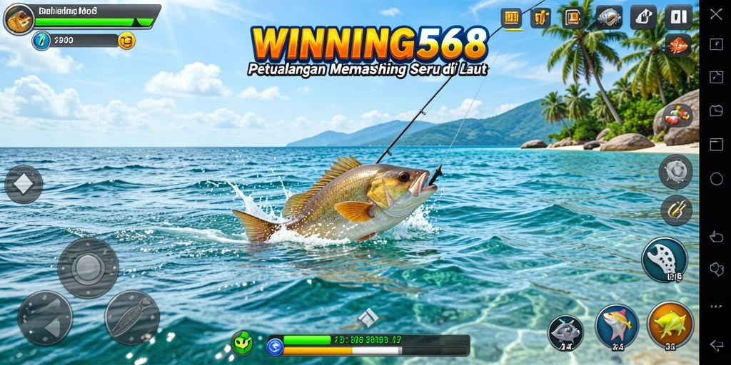 Tangkapan ikan beragam dalam gameplay yang mendebarkan.